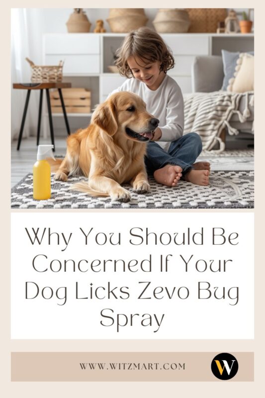 Why You Should Be Concerned If Your Dog Licks Zevo Bug Spray