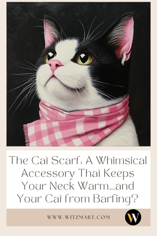 The Cat Scarf: A Whimsical Accessory That Keeps Your Neck Warm…and Your Cat from Barfing?